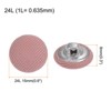 Unique Bargains Round Metal Sewing Cloth Covered Button 10 Pcs - 2 of 4
