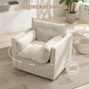 Accent Chair for Living Room,Modern Oversized Armchair with Thick Padded and 360-Degree Swivel Upholstered Reading Chair,for,Bedroom,Office - 4 of 4