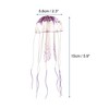 Unique Bargains w/ Suction Cup Aquarium Jellyfish Glow Decoration 2.3"x5.9" - 4 of 4