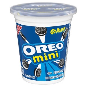 Oreo Mini Go Packs Cookies Chocolate 3.5 oz - 1 of 1