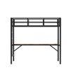 Hotraffy Loft Bed with Ladder & Desk - 2 of 4