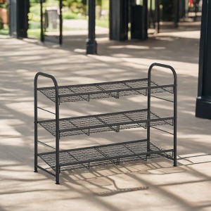Shoe Rack, 3 Tier Shoe Organizer for Closet, Holds up to 12 Pairs of Shoes, Shoe Rack for Front Door Entrance - 1 of 4
