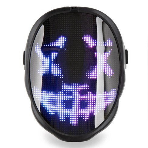 Chemion LED Light Adjustable Digital Face Changing Mask for Birthday  Parties, Concerts, Receptions, and Sporting Events, Battery