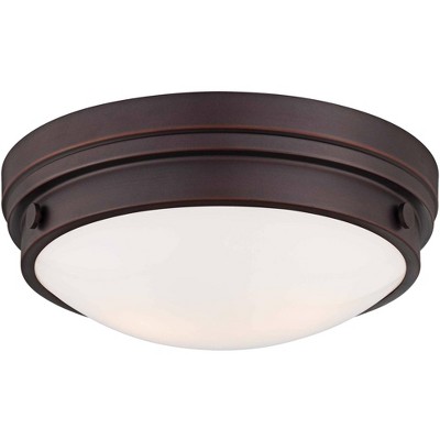 Minka Lavery Culver Collection 13 1/4" Wide Lathan Bronze Ceiling Light