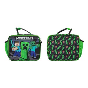 Minecraft Creepers and Block Characters Insulated Lunch Kit - 1 of 4