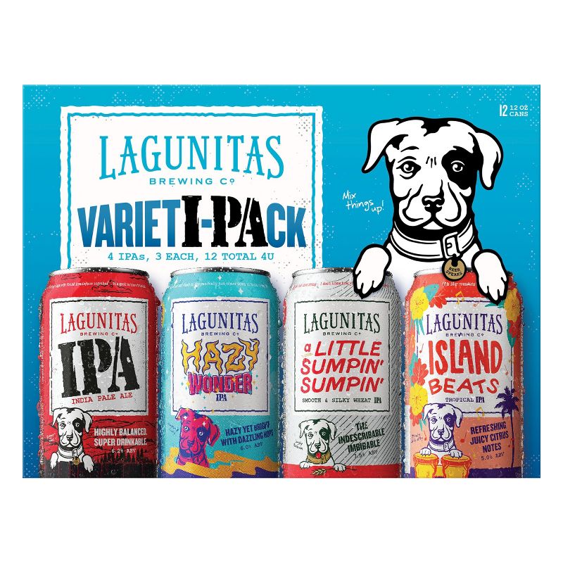 Lagunitas Variety Pack - 12pk/12 fl oz Cans, 1 of 4