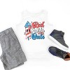 The Juniper Shop Red White and Cute Firework  Youth Tank Top - 3 of 4