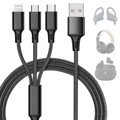 BONGEEK for Beats All Series Charger Cable, Charging Cord for iPhone 14 14pro, Powerbeats Pro, Beats Studio Buds Earbuds,