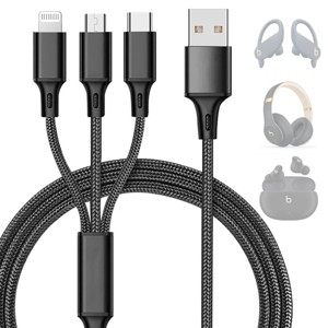 BONGEEK for Beats All Series Charger Cable, Charging Cord for iPhone 14 14pro, Powerbeats Pro, Beats Studio Buds Earbuds, - 1 of 4