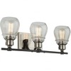 Artcraft Lighting Nelson 3 - Light Vanity in  Black/Brushed Nickel - 3 of 3