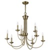 Livex Lighting Estate 9 - Light Chandelier in  Antique Brass - 2 of 4