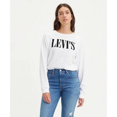 white levi sweatshirt