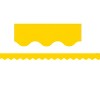 Teacher Created Resources Yellow Gold Scalloped Border Trim 35 Feet Per Pack 6 Packs (TCR4599-6) - 2 of 2
