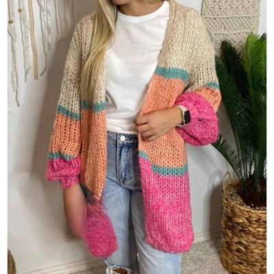 Women's Striped Sweater - WISHLIST