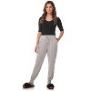 Rekucci Women’s Soft Knit Loungewear Jogger Pants with Pockets – Mid-Rise, Drawstring Waist, Cozy Slim-Relaxed Fit - 2 of 4