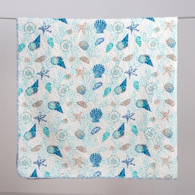 Coral Bliss Full/Queen Reversible Microfiber Quilt Set