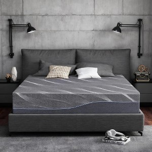 Dyonery 12-14 Inch  Memory Foam Mattress, Cooling Gel & Green Tea, Firm Support for Back Pain, Fiberglass-Free, Bed in a Box - 1 of 4