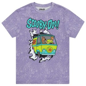 Mens Scooby Doo Throwback Shirt - Scooby Doo, Shaggy, Velma Tee - Throwback Classic Tie Dye T-Shirt - 1 of 4