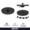 Dartwood Solar Bird Bath and Water Fountain with 4 Different Nozzle Heads for Bird Baths and Small Ponds (2 Pack) - image 3 of 4