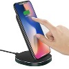 W3 Fast Wireless Charger Charging Stand Station : Qi Compatible Enabled Smartphones - 2 of 4