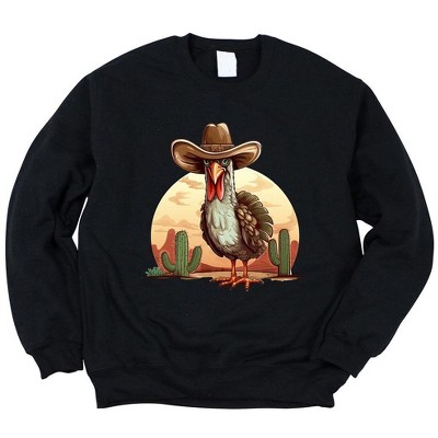 Simply Sage Market Women's Graphic Sweatshirt Turkey Bird Western