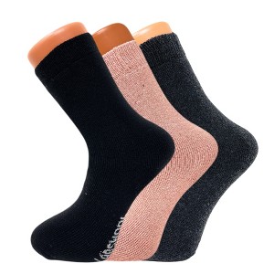 3 Pairs Women’s Thermal Wool Crew Socks – Cozy & Warm Winter Socks – Soft & Breathable – Size 5-7 - 1 of 1