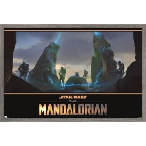 Trends International Star Wars: The Mandalorian Season 2 - Seeing Stone Framed Wall Poster Prints - 1 of 4