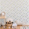 Dotty Polka Yellow and Silver Wallpaper - 2 of 4
