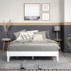 NicBex Wood Twin/Full/Queen Size Platform Bed Frame,Solid Wood Slats Support,6.5" Under Bed Storage,No Box Spring Needed,Noise-Free,Easy Assembly - 2 of 4