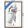Trends International Star Wars: Saga - Boba Fett - Ship Framed Wall Poster Prints - 3 of 4