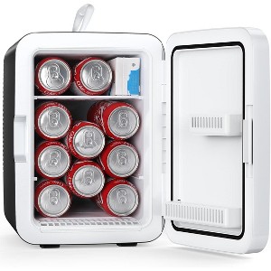 ZAFRO Compact Mini Fridge, 10L Portable Small Refrigerator, 2.6 Gal ...