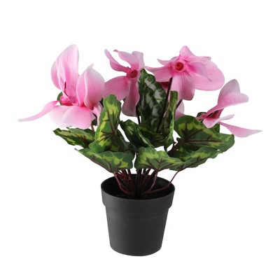 Northlight 12" Pink Potted Hedychium Coronarium Spring Artificial Floral Arrangement