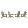 WestinTrends Tuscany HIPS¬¨‚Ä†Outdoor¬¨‚Ä†Patio¬¨‚Ä†Folding¬¨‚Ä†Adirondack¬¨‚Ä†Chair (Set of 4) - 4 of 4