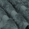 Premium 100 Cotton Towels, Soft Absorbent, 4 - Piece Dark Gray Bath Set Sized 27 By 54 Inches. - 4 of 4