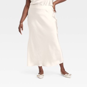 Women's Midi A-Line Skirt - A New Day™ - 1 of 3
