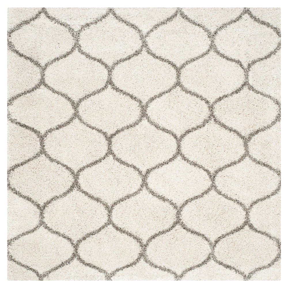 7'x7' Square Kamila Rug Ivory/Gray - Safavieh