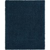 Unique Loom Solid Shag Solid Indoor Woven Area Rug - 2 of 4