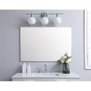 Elegant Lighting Aluminum Frame Rectangle Mirror 27x36 In Silver - 2 of 4
