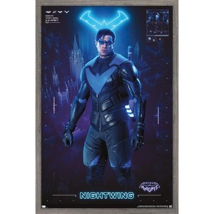 Trends International DC Comics Gotham Knights - Nightwing Framed Wall Poster Prints - 1 of 4