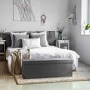 Sorbus Collapsible Bench Ottoman With Cover - Faux Suede - 2 of 4
