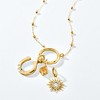 Pure Collection by Ross-Simons Italian 14kt Yellow Gold Charm-Compatible Beaded Station Necklace. 16 inches - 4 of 4