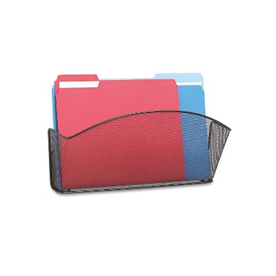 Safco Onyx Steel Wall Pocket Legal Black 15 x 3 x 9 5653BL