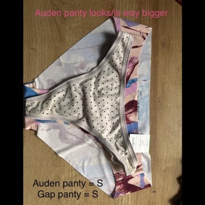 Women's Floral Print Laser Cut Cheeky Bikini - Auden™ Charcoal