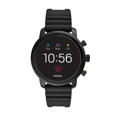 fossil smartwatch women black