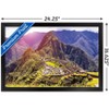Trends International Wonders of the World - Machu Picchu Framed Wall Poster Prints - 3 of 4