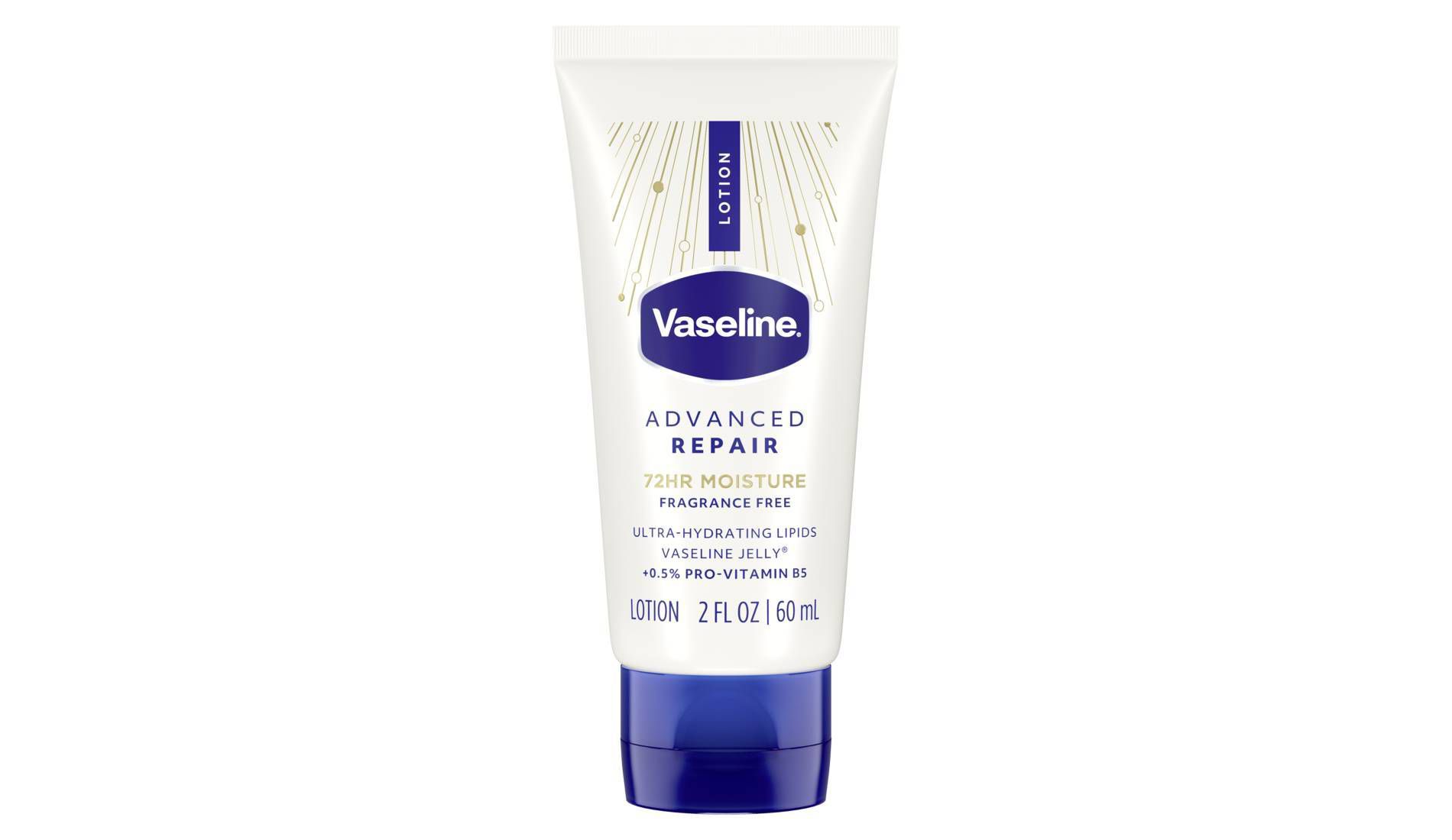 Vaseline Intensive Care Moisturizing Advance Repair Body Lotion - Unscented - 2 fl oz: Whole Body, Tube, Combination to Very Dry Skin