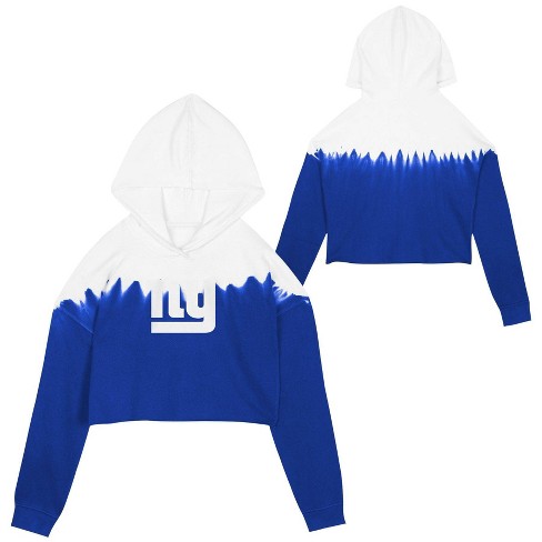 Nfl New York Giants Girls' Fleece Hooded Sweatshirt - Xs : Target