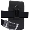 Nakedcellphone XL Rugged Harness Case with Belt Clip for Zebra TC77 TC52 Mobile Scanner - Matte Black - 3 of 4