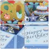 Unique Bargains 3D Pop-Out Gold Foil Birthday Card with Greeting Card and Envelope - 3 of 4