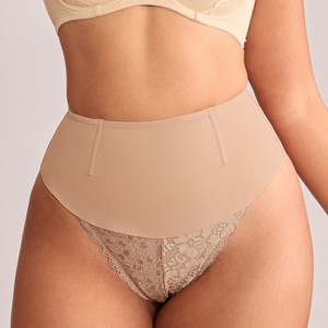 Women's Bare Intentions Nude Shapewear Briefs - Cupshe - 1 of 4